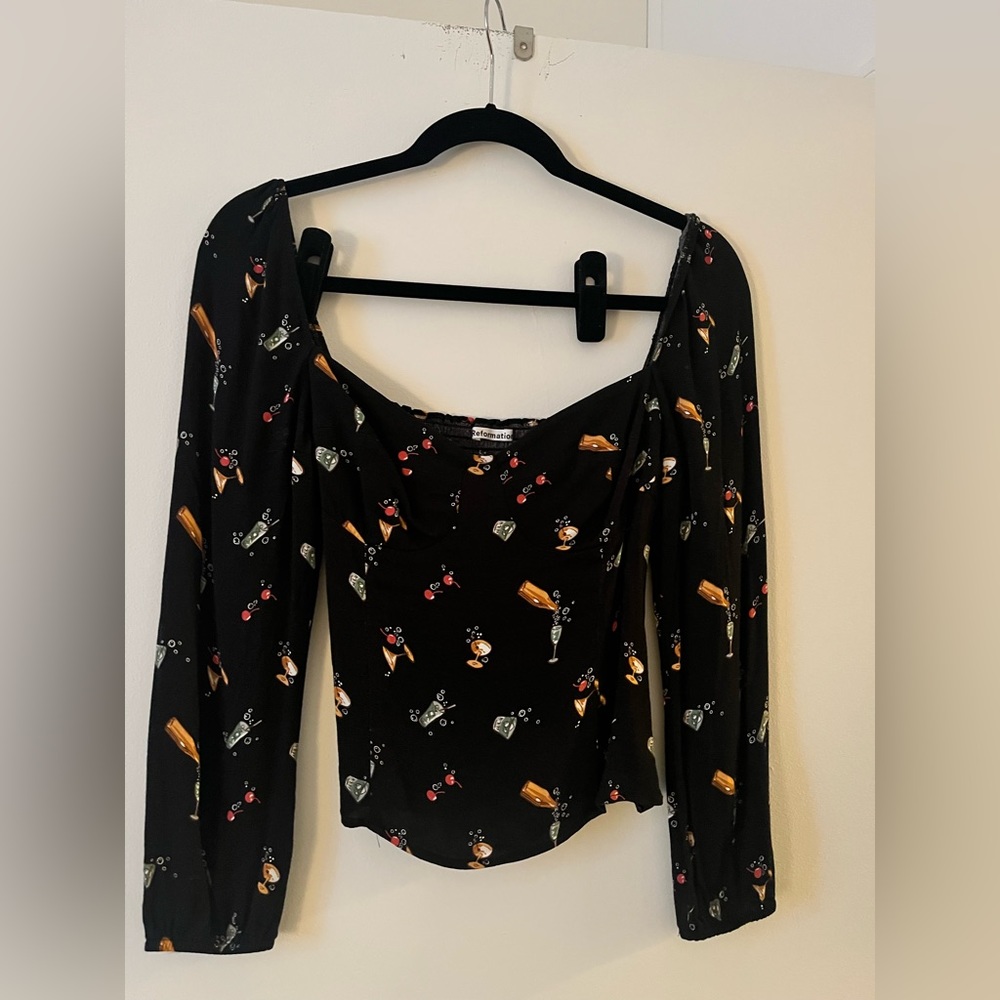 Reformation Reign Top in Cocktail Party